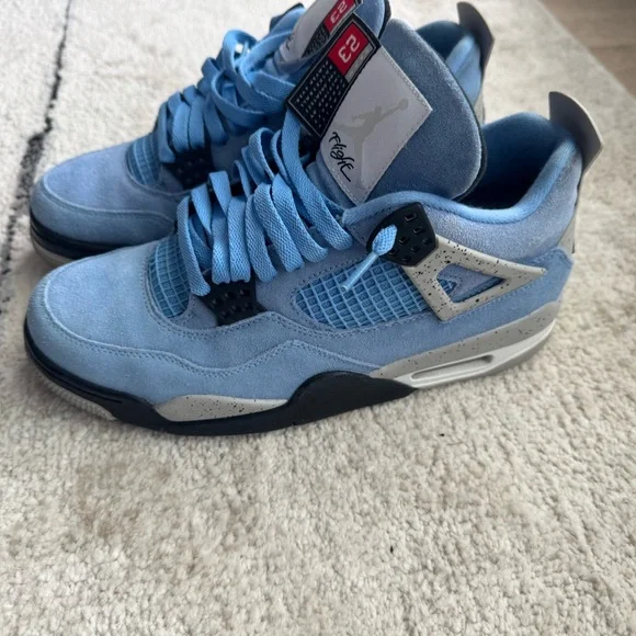 Jordan Men's Athletic Shoes in Blue and Black